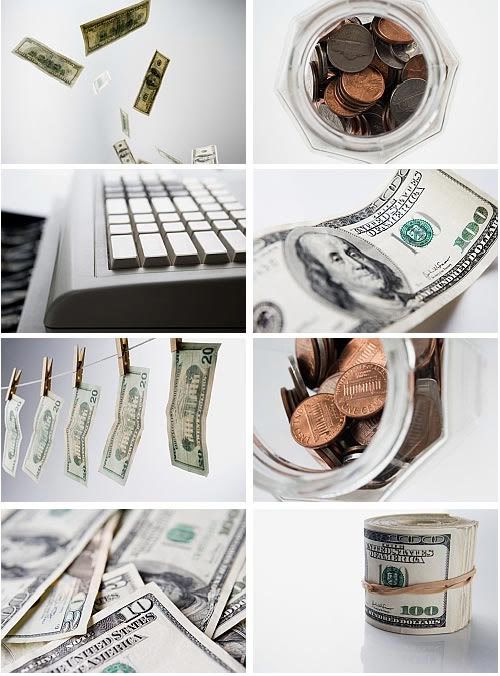 Dollars and Dimes Stock Photos Dollars and Dimes Stock Photos