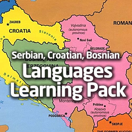 Serbian, Croatian, Bosnian Language Learning Pack
