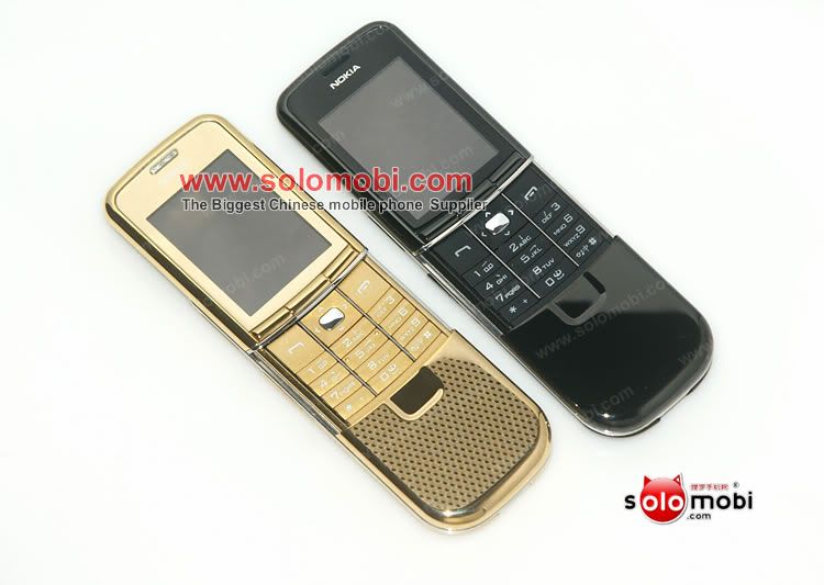 Điện thoại Nokia 8900 Gold, Black