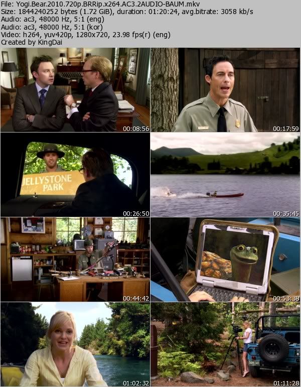 Yogi Bear (2010) 720p BRRip x264 AC3 2AUDIO-BAUM Yogi Bear (2010) 720p BRRip x264 AC3 2AUDIO-BAUM
