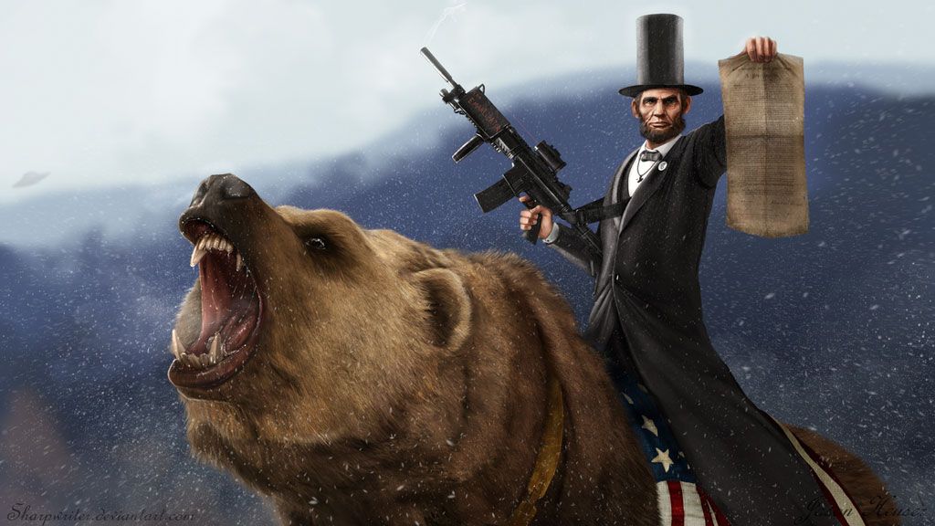  photo Abe-Lincoln-Riding-Grizzly-Bear-Hol_zps3c839007.jpg