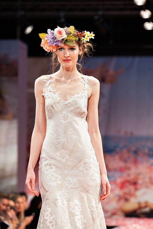 Claire Pettibone Earthly Paradise Wedding Dress Collection Flowers Lace