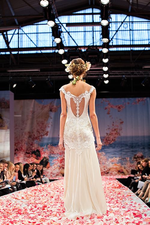 Claire Pettibone Earthly Paradise Wedding Dress Collection Flowers Lace