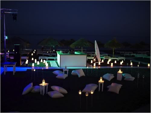 lounge for after-party at santorini wedding, santorini wedding by stella and moscha on merci new york