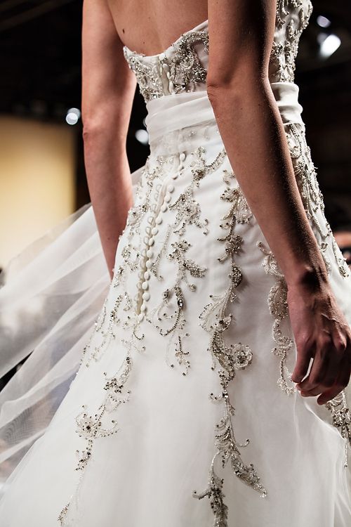 Ines di Santo Spring 2013 Beaded Appliqué Wedding Dresses on Merci New York