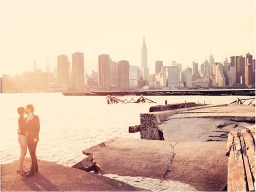 Greenpoint engagement session on Merci New York