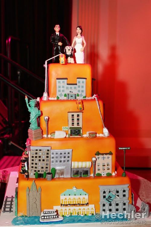 New York City Wedding Cake