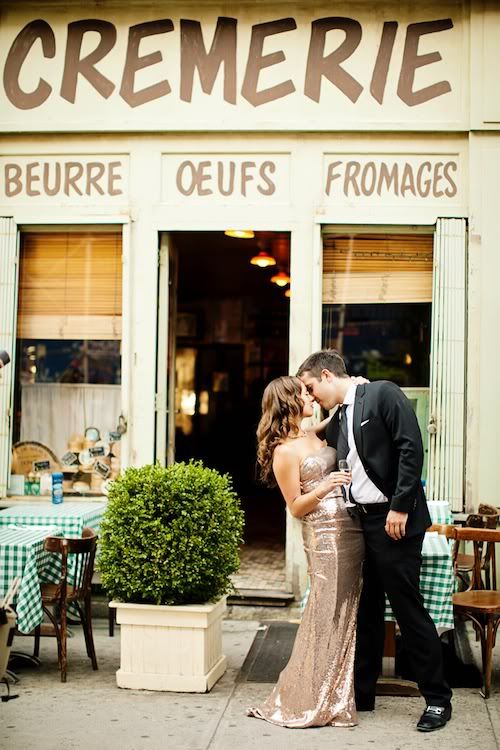 soho cafe engagement session on merci new york