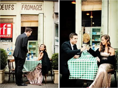 glamour engagement session new york city