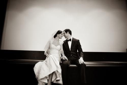 A cute city wedding at The River Cafe.  Photographed by Dave Robbins and featured on Merci New York