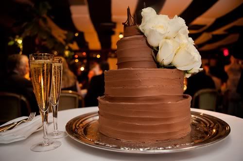 A cute city wedding at The River Cafe.  Photographed by Dave Robbins and featured on Merci New York