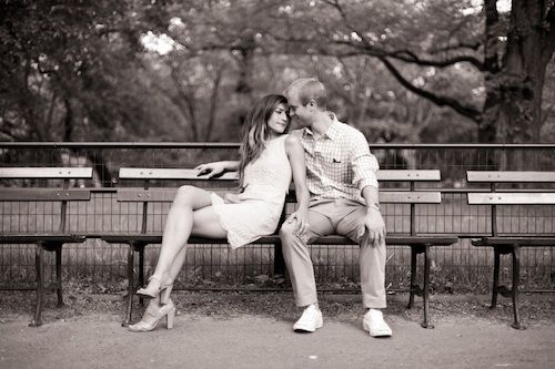 new york city, engagement shoot, central park, skyline, merci, manhattan, style, fashion