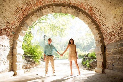 new york city, engagement shoot, central park, skyline, merci, manhattan, style, fashion