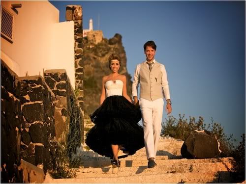 Santorini Greece Wedding on Merci New York