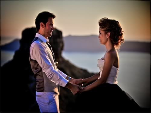 Santorini Greece Wedding on Merci New York