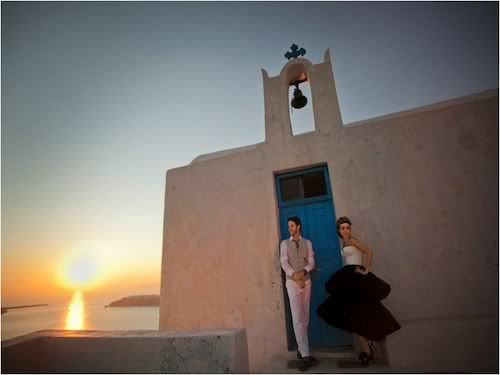 Santorini Greece Wedding on Merci New York