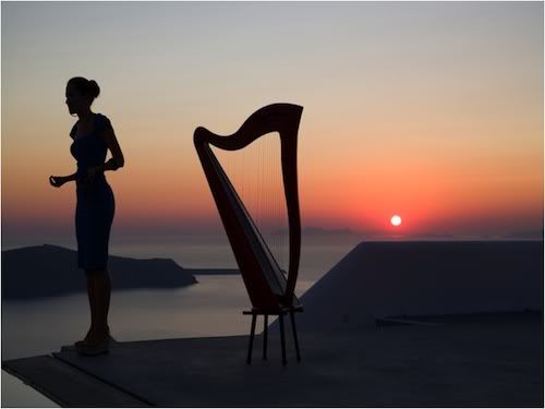 Santorini Greece Wedding on Merci New York