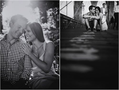 Shantel + Benjamin at the Brooklyn Bridge