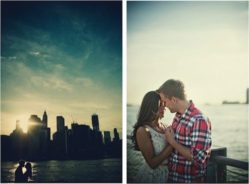 Shantel + Benjamin at the Brooklyn Bridge