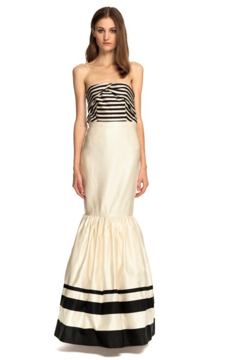 Katie Ermilio Spring Summer 2013 striped gown on Merci New York