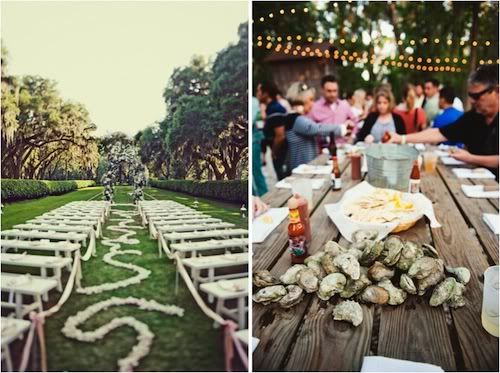 Southern Clam Bake Wedding by David Beahm