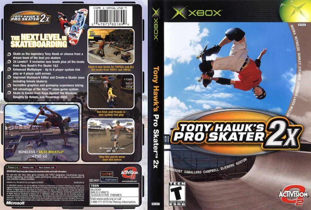 Thread: (XBOX) Tony Hawk Pro Skater 2X [NTSC-U] [797MB]