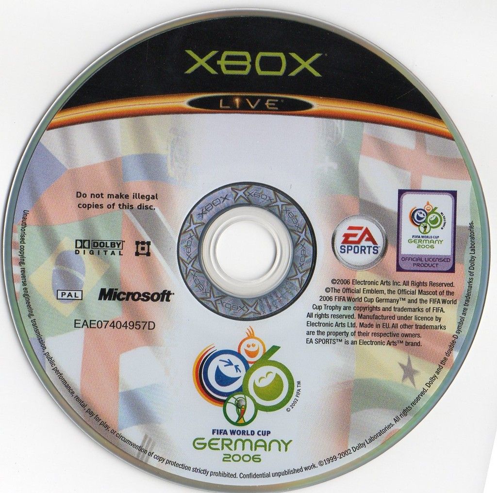 FIFA GERMANY 2006 XBOX fifa germany 2006 xbox: