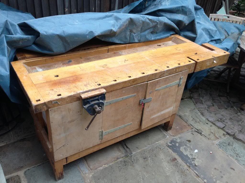 school woodwork bench