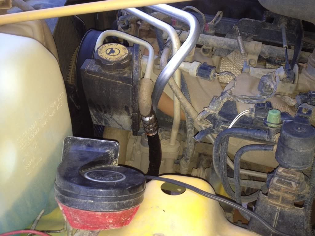 Power steering pressure hose leak Jeep Enthusiast Forums