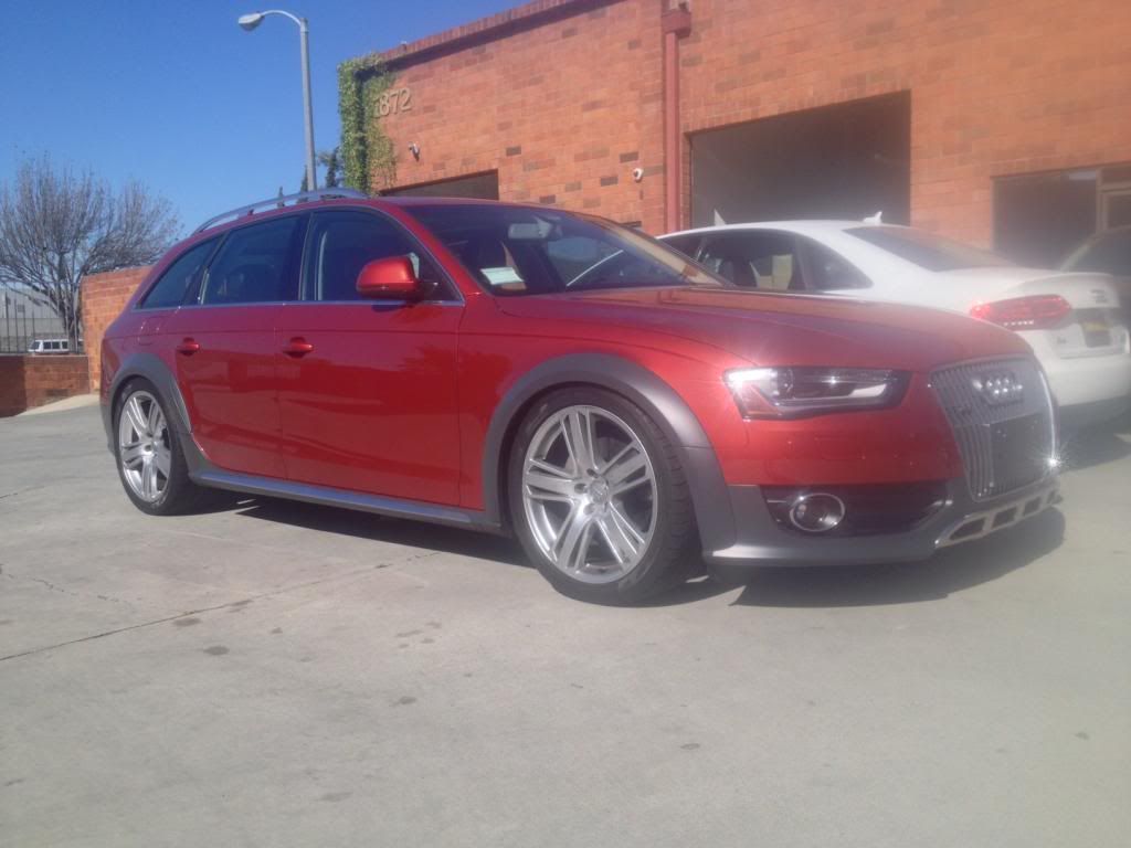 2013 Allroad, coilovers installed