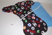 Sew Your Own Fitted Diaper- Newborn Darling Diapers pattern - Soccer