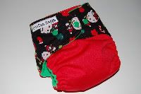Large Holiday Hello Kitty w/PUL Pocket Diaper *Black Friday Special*