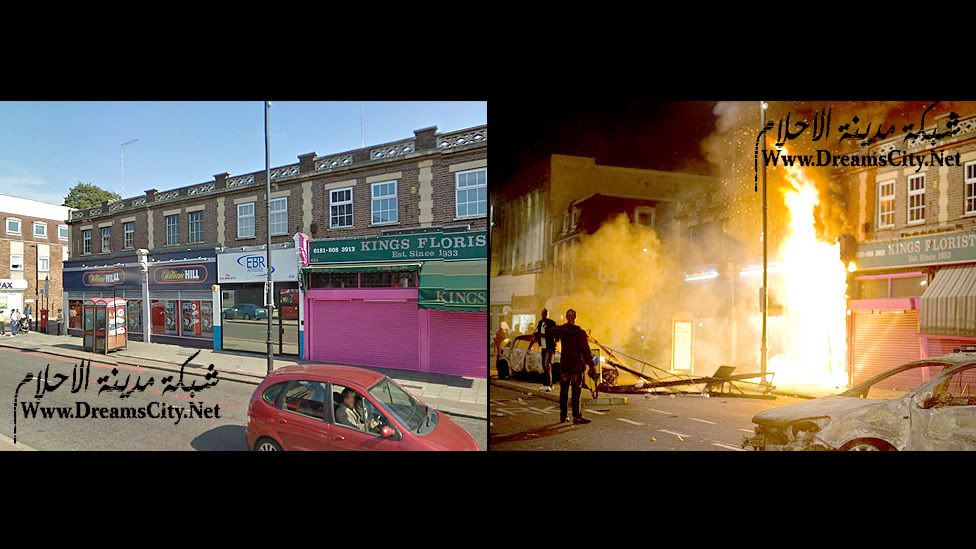 بريطانيا وبعد احداث الشغب 2011 Photos Britain before after riot
