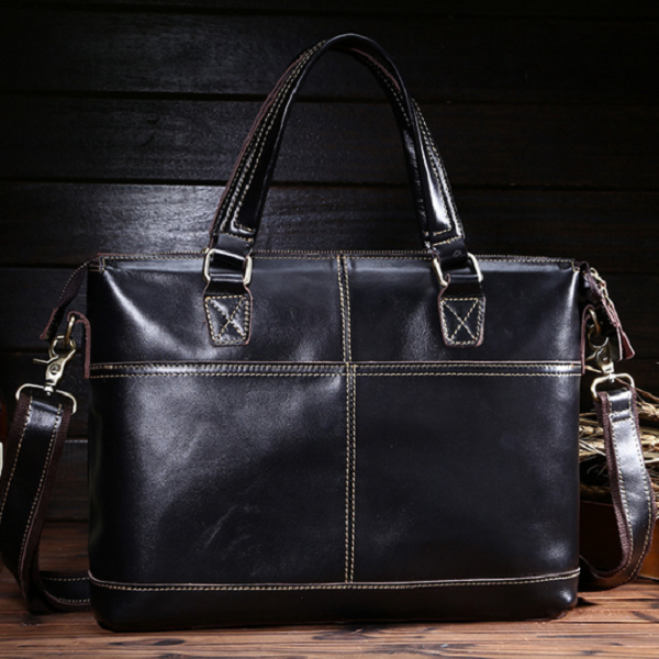 Cặp túi xách da thật 100% nguyên cái - 4