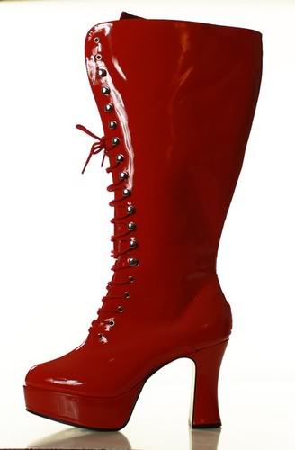 wide calf platform boots goth