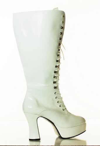 wide calf platform boots goth