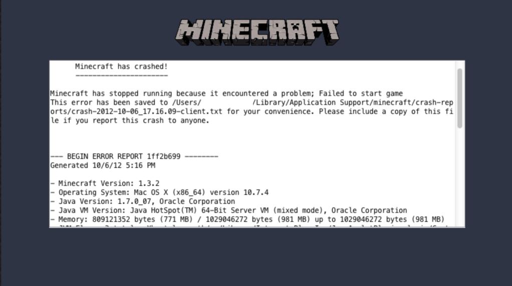 Minecraft Crashing Everytime When I Try To Play The Demo Java Edition Support Support Minecraft Forum Minecraft Forum