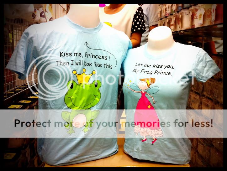 Couple T Shirts New Popular All Size Frog and Princess New Arrival 