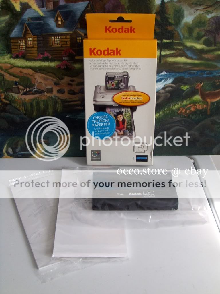 Kodak EasyShare Printer Dock Color Cartridge & Photo Paper Refill Kit 