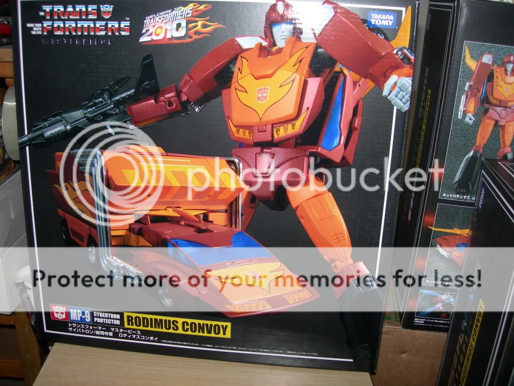Transformers Masterpiece MP 9 Rodimus Hot Rod SDCC 2011 Target Master 