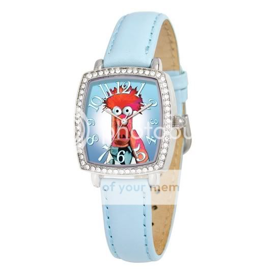 The Muppets BEAKER Character Watch w/ Blue Leather Strap JIM HENSON 